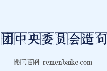 团中央委员会造句是什么意思的图片